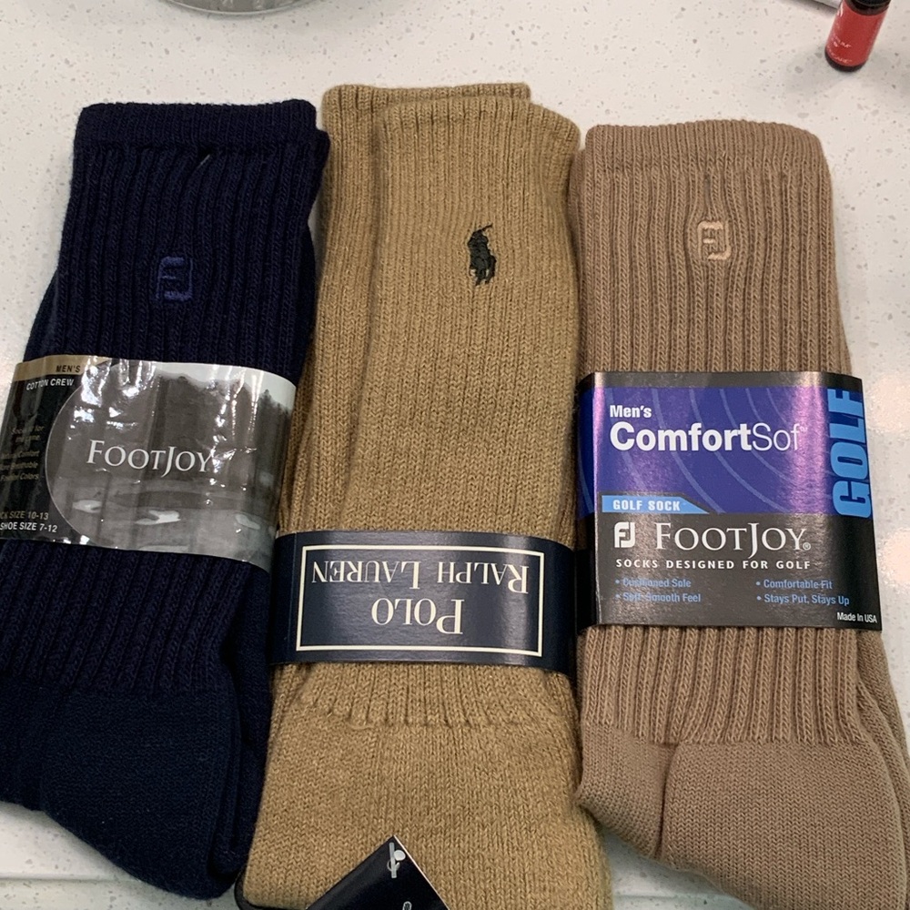 Polo Ralph Lauren Men's Socks - Navy, Tan, Brown